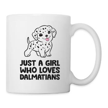 Chien dalmatien Une seule fille, la dalmate - Mug blanc - blanc - Droite