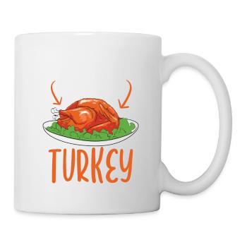 Je suis juste ici pour la Turquie - Mug blanc - blanc - Droite