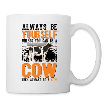 Cow Gift Farmer Cattle Breeder Cows - Mug - white - Right