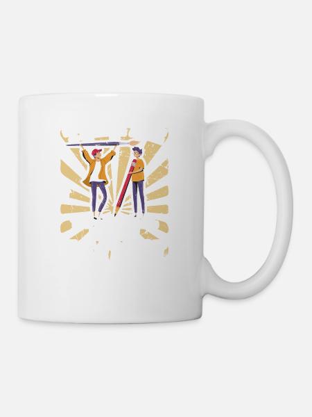 Kindergarten Schule Lehrer Spruch - Tasse - Weiß