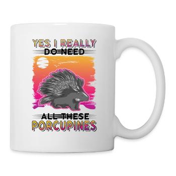 Porcupine Gift Porcupine - Mug - white - Right