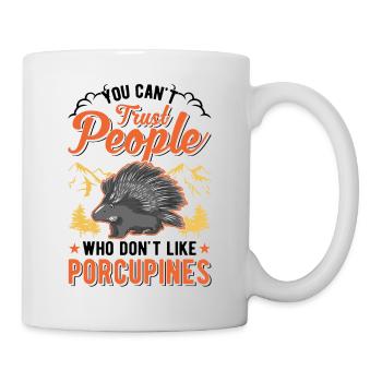 Porcupine lover Porcupine - Mug - white - Right