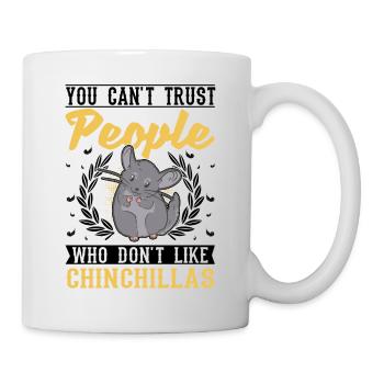 Chinchilla Gift Woolly Short-tailed Chinchilla - Mug - white - Right