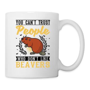 Beaver Beaver Dam Gift Beaver - Mug - white - Right