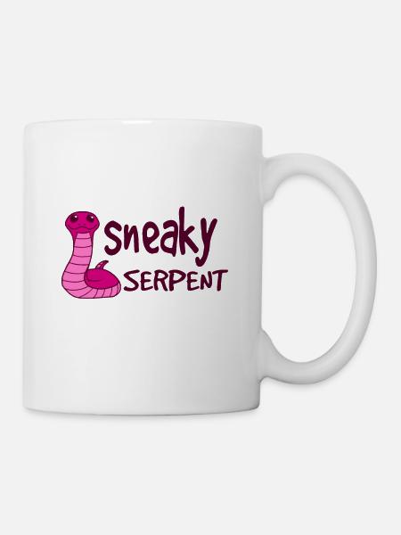 Sneaky Serpent - Mug - white