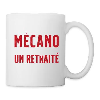Mécano Papa Cadeau Drôle Fête Des Pères Garagiste - Mug blanc - blanc - Droite