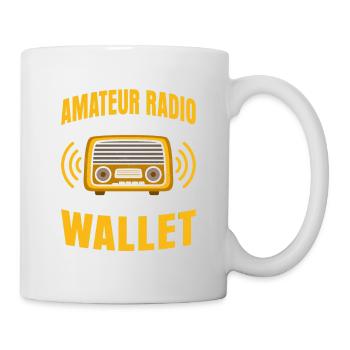 La radio amateur remplit ma vie et vide mon portefeuille - Mug blanc - blanc - Droite