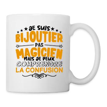 Bijoutier pas Magicien | le Meilleur Bijoutier ca - Mug blanc - blanc - Droite