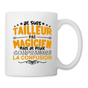 Tailleur pas Magicien | le Meilleur Tailleur cade - Mug blanc - blanc - Droite