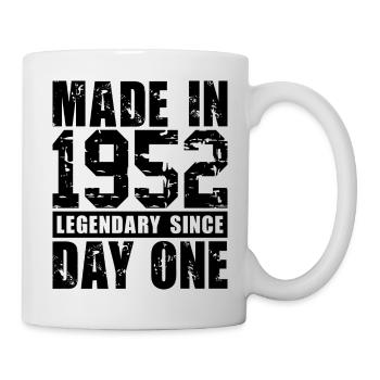 Hergestellt 1952, legendär seit dem ersten Tag - Tasse - Weiß - Rechts
