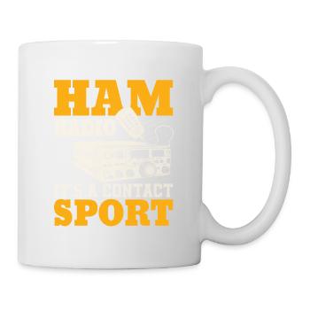 Amateur Radio C’est un opérateur amateur de sport de contact - Mug blanc - blanc - Droite