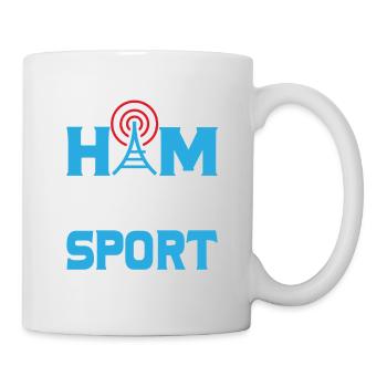 Ham Radio It's A Contact Sport Operator Amateur - Mug - white - Right