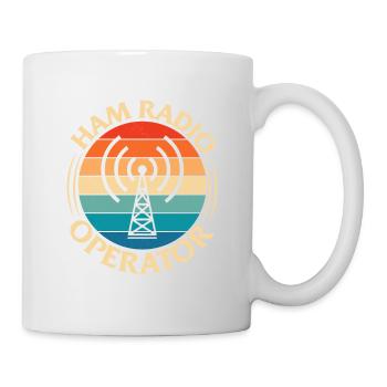 Ham Radio Operator Amateur Morse - Tasse - Weiß - Rechts