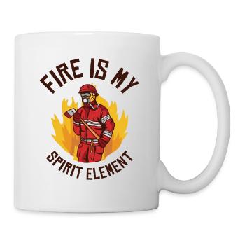 Fire Fireman Firefighter Firewomen - Mug - white - Right