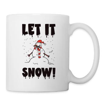 Halloween Scary Snowman Spooky Holiday Christmas - Mug - white - Right