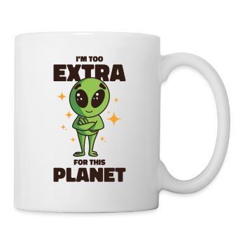Alien Extrovert Extraterrestrial Beings Cool Alien - Mug - white - Right