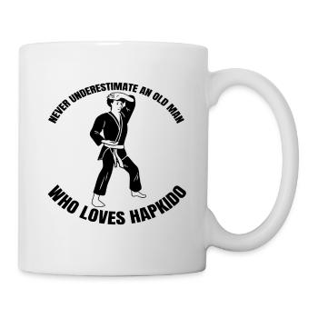 Hapkido Kampfsport Judo Aikido Kampfkunst Karate - Tasse - Weiß - Rechts