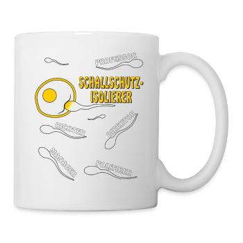 SCHALLSCHUTZISOLIERER - Tasse - Weiß - Rechts