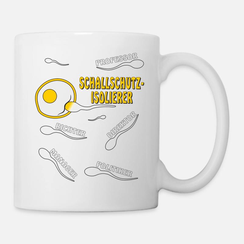 SCHALLSCHUTZISOLIERER - Tasse - Weiß