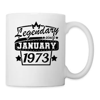 Legendary since January 1973 Retro - Mug - white - Right