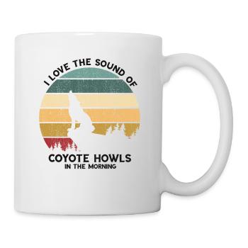 Conception de coyote pour les réacteurs de coyote - Mug blanc - blanc - Droite