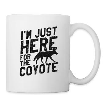 Conception de coyote pour les réacteurs de coyote - Mug blanc - blanc - Droite