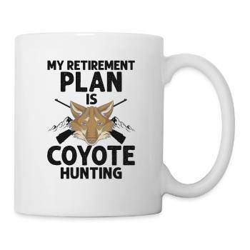 Conception de coyote pour les réacteurs de coyote - Mug blanc - blanc - Droite