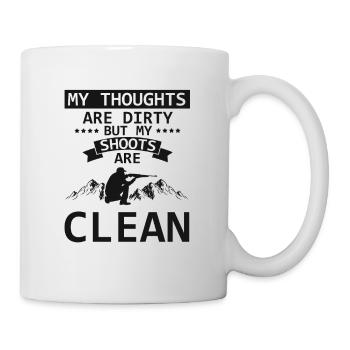 Conception de chasseur de coyote pour la chasse au coyote - Mug blanc - blanc - Droite