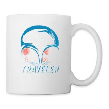 Musican Lover Headphones Just Music - Mug - white - Right