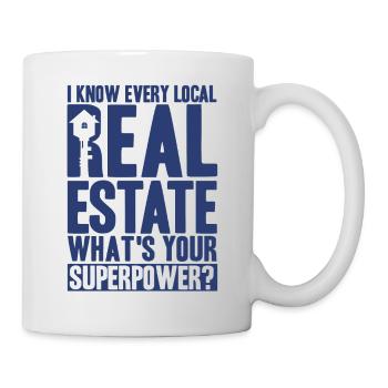 Real estate Sell house Real estate sale Geschen - Mug - white - Right