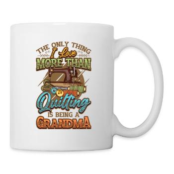 Sewing, Quilter, Grandma, - Mug - white - Right