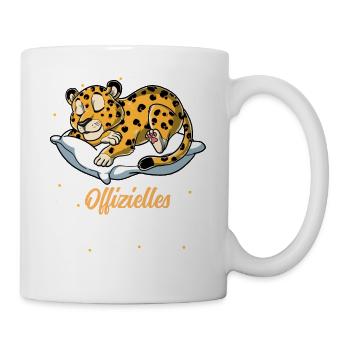 Offizielles Schlafshirt Leopard - Tasse - Weiß - Rechts