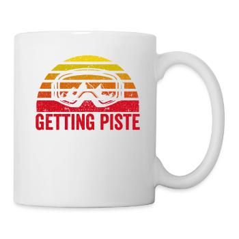 Fun après-ski skieurs snowboard ski vacances - Mug blanc - blanc - Droite