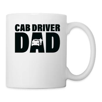 Job - Père chauffeur de taxi - Mug blanc - blanc - Droite