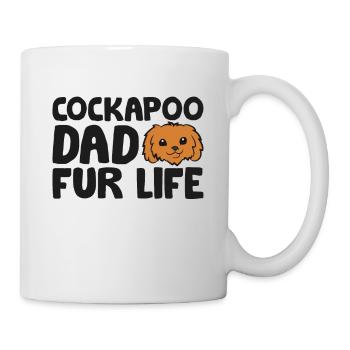 Kakadu Papa Fell Leben Lustiger Kakadu Hund - Tasse - Weiß - Rechts