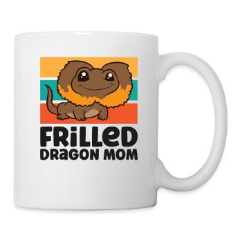Curled Dragon Mama Reptile Curled - Mug blanc - blanc - Droite