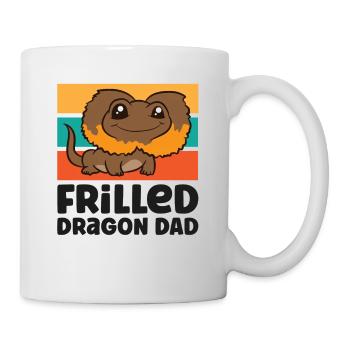 Curled Dragon Papa Reptile Curled - Mug blanc - blanc - Droite