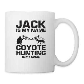 Conception de coyote pour les réacteurs de coyote - Mug blanc - blanc - Droite