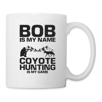 Conception de chasseur de coyote pour la chasse au coyote - Mug blanc - blanc - Droite