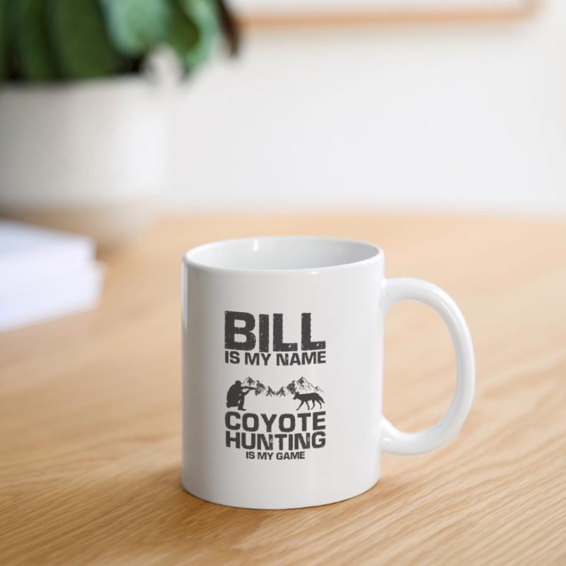 Conception de coyote pour les réacteurs de coyote Mug blanc