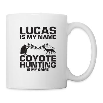 Conception de coyote pour les réacteurs de coyote - Mug blanc - blanc - Droite
