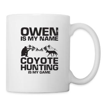 Conception de coyote pour les réacteurs de coyote - Mug blanc - blanc - Droite