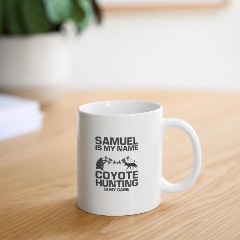 Conception de coyote pour les réacteurs de coyote Mug blanc