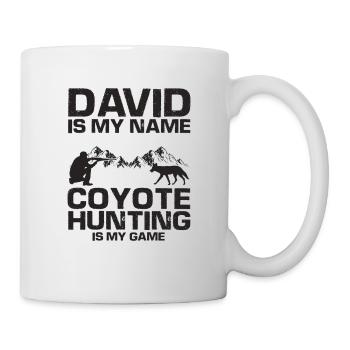 Conception de coyote pour les réacteurs de coyote - Mug blanc - blanc - Droite