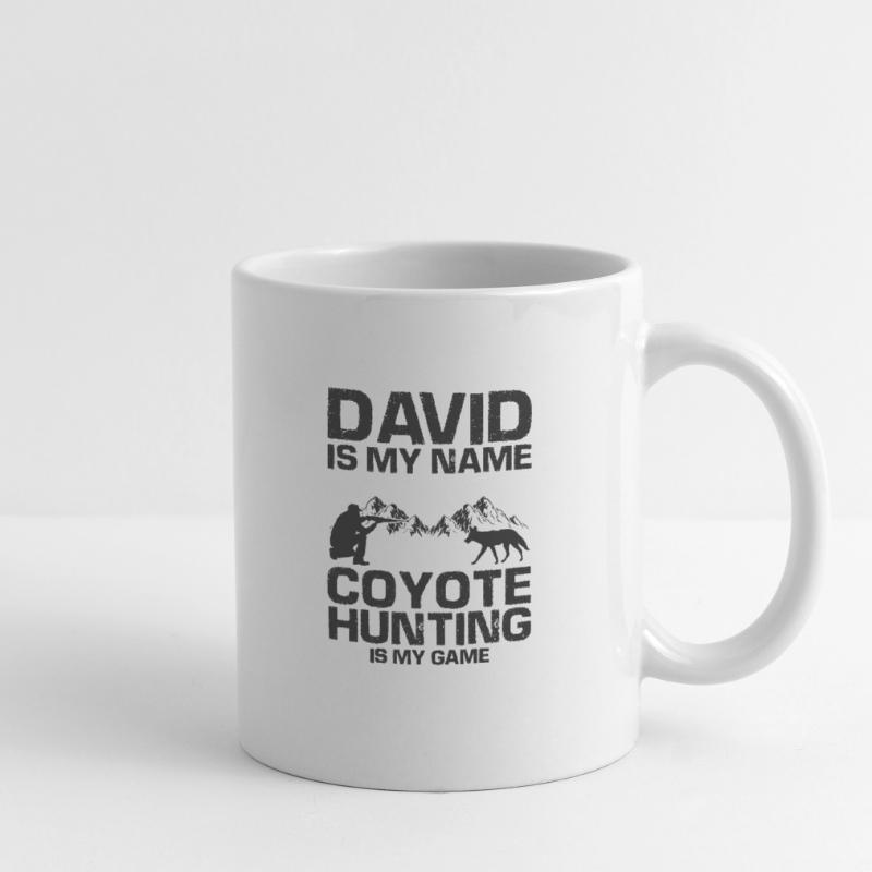 Conception de coyote pour les réacteurs de coyote Mug blanc