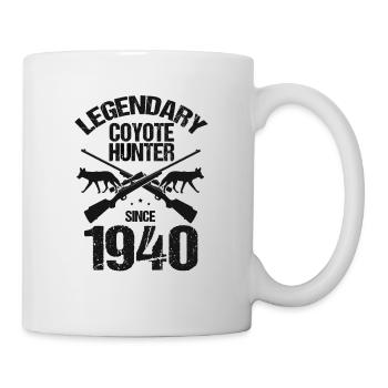Conception de coyote pour les réacteurs de coyote - Mug blanc - blanc - Droite