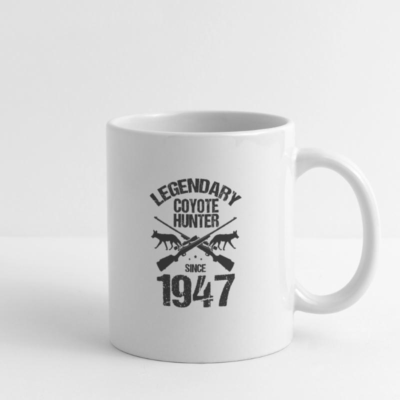 Conception de coyote pour les réacteurs de coyote Mug blanc
