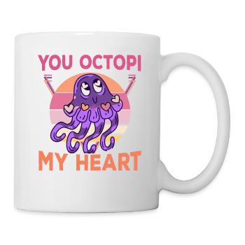 Octopus Octopus Sea Tentacle Octopus Octopus Octopus - Mug - white - Right