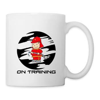 Feuerwehrmann - Tasse - Weiß - Rechts