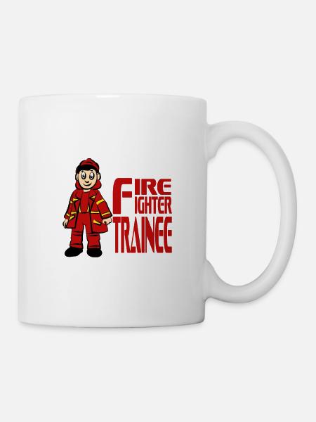 Feuerwehrmann - Tasse - Weiß